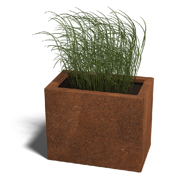 Cortenstaal plantenbak Texas 30 x 50 cm